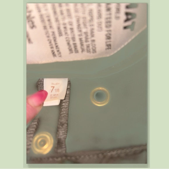 Tilley Women 7 1/8 Olive Green Outdoor Hat - Picture 4 of 7